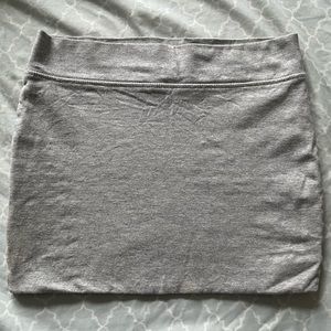 Forever 21 | Gray Cotton Mini Skirt Small